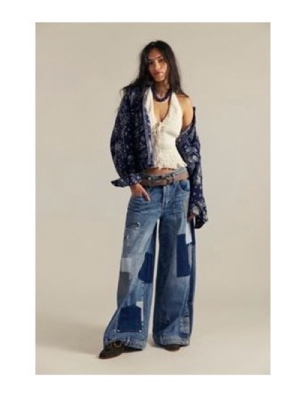 Free People We The Free Head Over Heals Wide-Leg Jeans